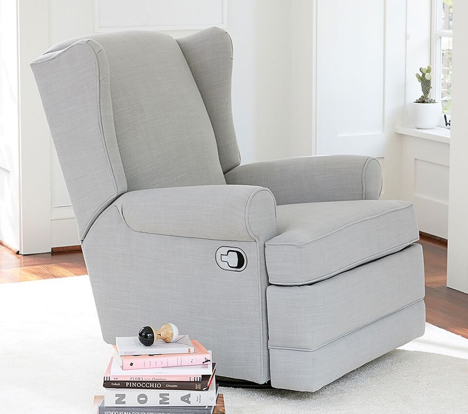 Wingback Swivel Glider Recliner | Pottery Barn Kids Australia